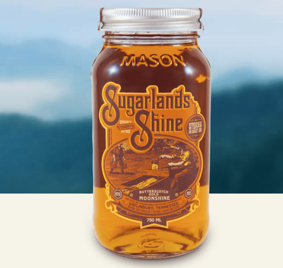 Sugarlands Butterscotch Gold Moonshine.