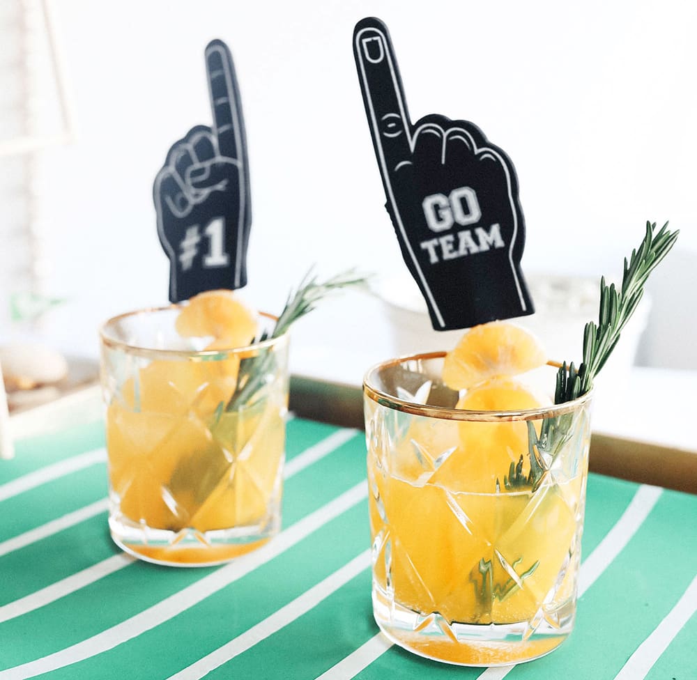 This old fashioned cocktail is crafted with tangerine juice from Natalie's Orchid Island Juice Company.