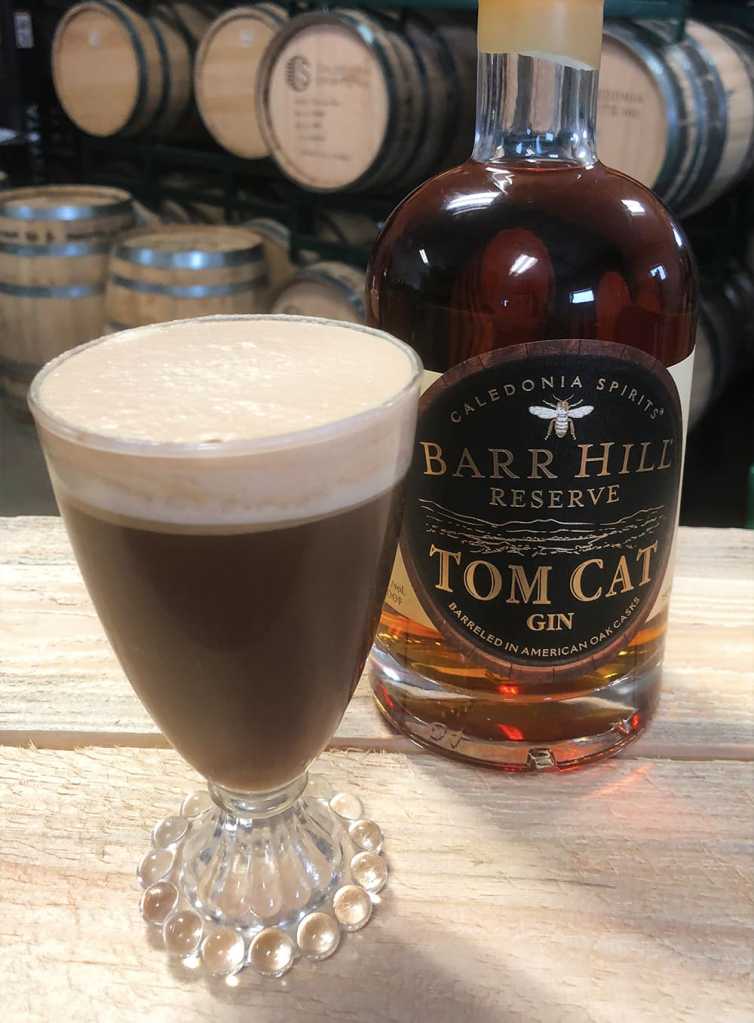 Vermont coffee cocktail made with Barr Hill gin.