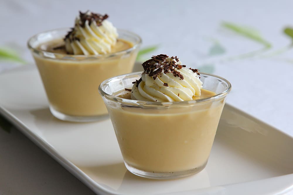 This recipe for Butterscotch Pudding is another in our series of keto-friendly recipes from celebrity caterer Andrea Correale, founder and president of Elegant Affairs. Andrea has more than 20 years of experience in catering high-end events and meeting the dietary needs of her celebrity clients.