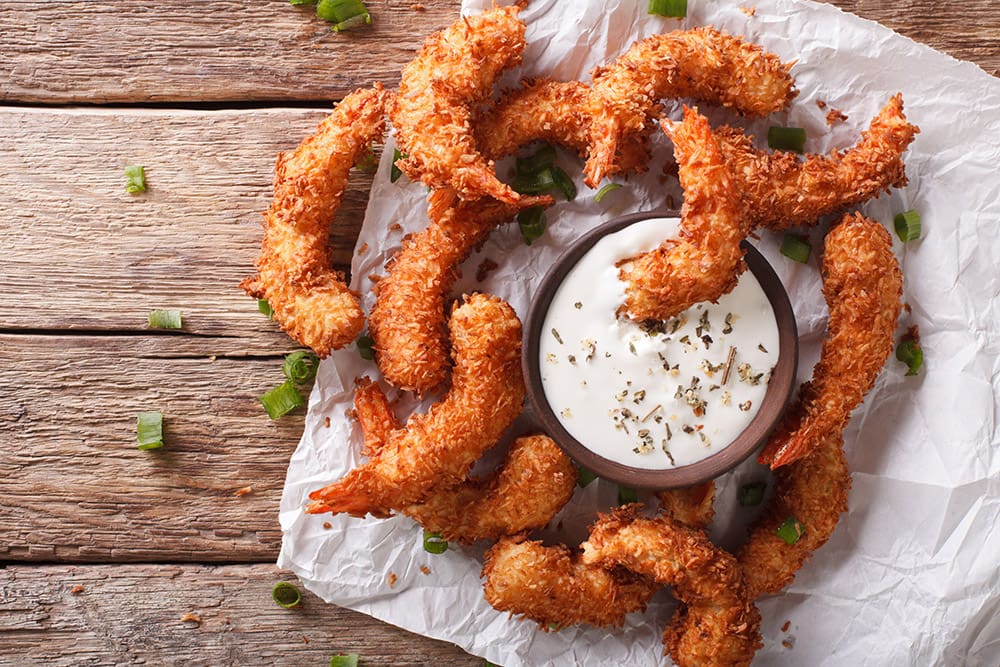 This recipe for Coconut Shrimp is another in our series of keto-friendly recipes from celebrity caterer Andrea Correale, founder and president of Elegant Affairs. Andrea has more than 20 years of experience in catering high-end events and meeting the dietary needs of her celebrity clients.