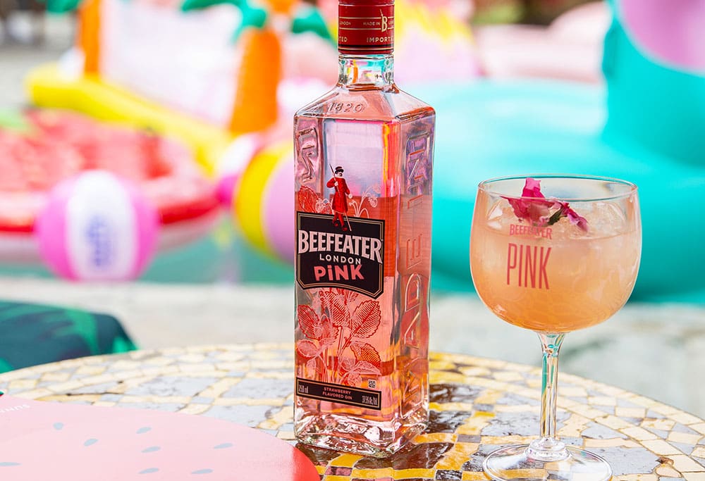 If you're looking for some cool Easter-themed libations for your holiday celebrations, The Food Channel has you covered. The Desert Rose is made with Beefeater Pink.